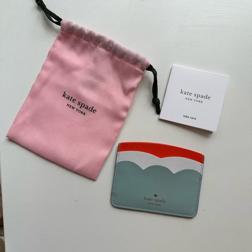 NWT Kate Spade Gemma Cloudmist Small Slim Cardholder